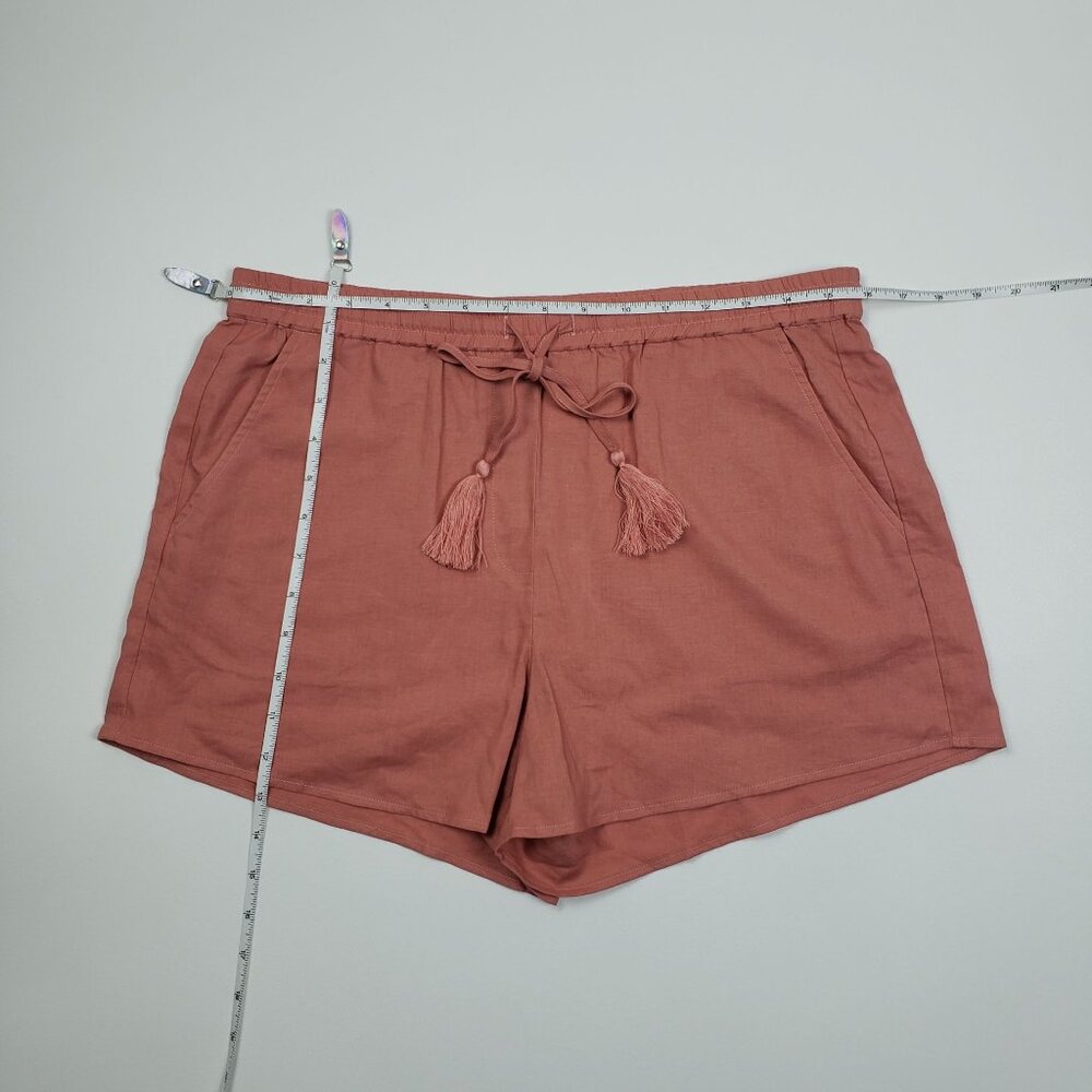 Andie Swim The Graciosa Short Women's Medium Sunset Linen Blend Beach Lounge NWT - Picture 6 of 16